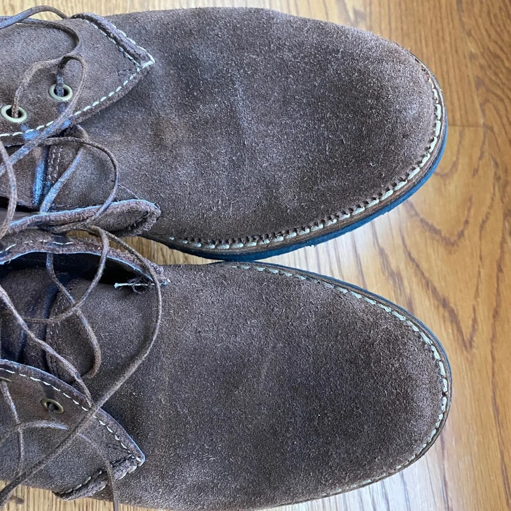 Clarks Frelan Hi boots brown suede 8.5 M